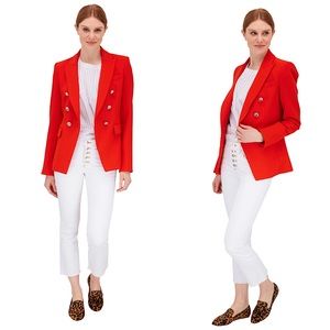 Veronica Beard Carolyn Baby Boot Cropped Jeans